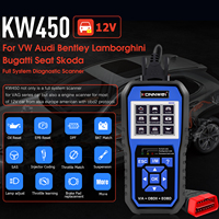 Escáner OBDII KW450 para Autos Universales, Escáner de Sistema Completo para VW, AUDI, Bentley, Lamborghini, Bugatti, Seat, Skoda, etc.