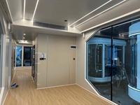 20 pieds 40 pieds Capsule Apple Bureau de luxe Appartement résidentiel Préfabriqué Eco Friendly Space Capsule Container House