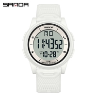 Reloj de Mujer SANDA 6107, Redondo, Retro, Digital, de Moda, Vintage, Gran Venta 2026