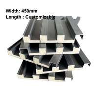 Panel de Techo Sándwich Estructural Ligero y Moderno de Aluminio de Alta Resistencia, Resistente al Fuego/Agua, para Cuartos Fríos