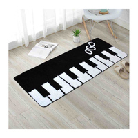 High Quality Bedroom Decoration High Pile Non-Slip Carpet Fluffy Soft Bedroom Plush Rug Black White Area Rugs