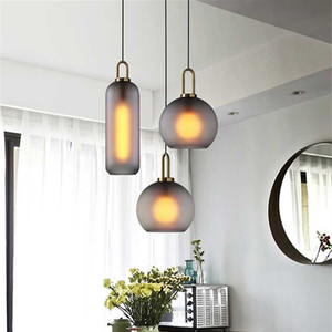 Sfera di vetro nordico moderno LED luci a sospensione Bar Hotel casa <span class=keywords><strong>lampadario</strong></span> a sospensione lampada a sfera di vetro <span class=keywords><strong>lampadario</strong></span> - Product Image 1