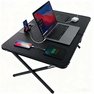Table solaire portable pliable en plastique <span class=keywords><strong>AHONY</strong></span> ST-65W 65W noire, très vendue, efficacité 25,8 %, pour camping et pique-nique en extérieur - Product Image 3