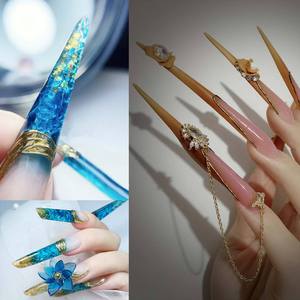 Wholesale Self Adhesive 50-100pcs Rolls Acrylic <b>Nail</b> <b>Extension</b> Pink Aluminum <b>Nail</b> Forms - Product Image 5