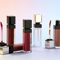 Gloss à lèvres liquide mat professionnel, vegan, sans cruauté, à faible MOQ, marque privée, longue tenue, hydratant, pailleté, transparent, 136 couleurs