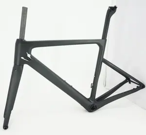 Chino personalizado marca de la bicicleta de carretera de marcos de fibra de carbono bicicleta de grava marco