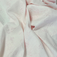 Tissu Jacquard Métallique Floral Brillant à Mémoire de Forme, Poids Moyen 110 GSM, Polyester avec Fil Métallique, Matière pour Robe de Mariée Fille