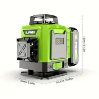 Nouveau niveau laser 16 lignes modèle 2025 avec une précision exceptionnelle et une batterie, idéal pour la décoration.