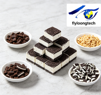 Vente en gros usine : Snack FD croustillant saveur biscuits et crème, crème glacée lyophilisée pour garniture de desserts et confiseries