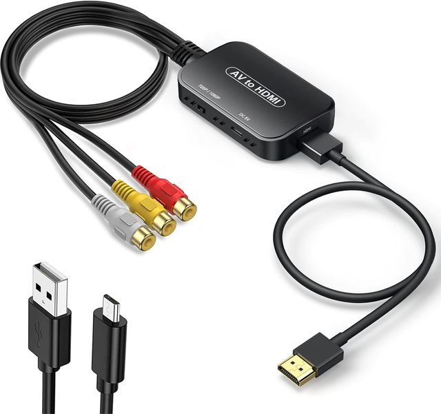 Hot Selling RCA to HDMI Adapter, AV to HDMI Converter,RCA to HDMI Composite Audio Video Converter
