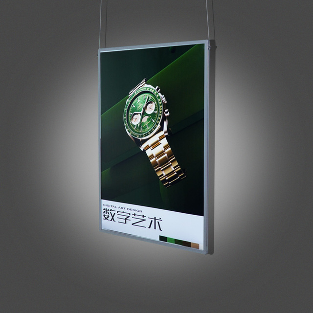Double Sided Watch Sign Led-acrylic-blank-light-box-sign Led Backlit Poster Advertising Display Light Box Glass Light Box