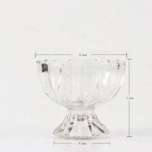 Thickened <b>Creative</b> Transparent Lace Glass Cup Iced Cold Drink Juice Cup Ice Cream Salad Milkshake Dessert Cup - Product Image 3
