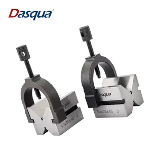 Dasqua High Precision Machinist Blocks Clamp Tool V Block Clamp Set Measuring Tool