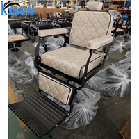 Offre Spéciale homme d'affaires plus récent salon de coiffure meubles de haute qualité luxe vintage antique chaise de barbier usine salon de beauté