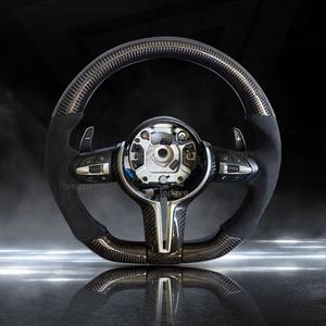 Volante de fibra de carbono para <span class=keywords><strong>BMW</strong></span> Serie 3 <span class=keywords><strong>E46</strong></span> M3 E 46 m 316i 318i 320i 323i 325i 328i 330i 320d <span class=keywords><strong>330d</strong></span> 320td 316ti 318ti - Product Image 1