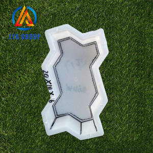 बगीचे के रास्ते के लिए आँगन लॉन घुमावदार सड़क कोबलस्टोन कंक्रीट पेवर ब्लॉक स्टोन मोल्ड - Product Image 2