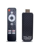 Décodeur H96Max S905L Dual Core TS 2 Go/16 Go Android 4K sans fil avec télécommande intelligente pour lecteur multimédia Wi-Fi