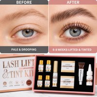 Kit de rehaussement et teinture des cils, kit de permanente et teinture pour cils, ensemble de teinture pour sourcils, logo personnalisé