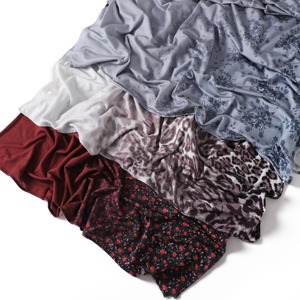 Nouveau châle ombré, long foulard imprimé dégradé, bandeau musulman, hijab respirant pour le Ramadan, doux, en jersey pour femme - Product Image 5