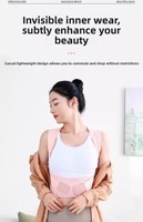 Ceinture de soutien dorsal portable, respirante et douce, correcteur de posture, soutien lombaire pour le dos voûté, bretelles réglables