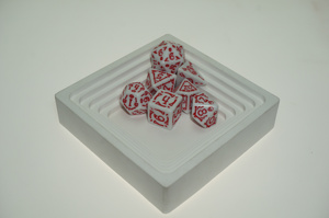 18mm D6 ma thuật phù thủy chổi DND xúc xắc đa diện xúc xắc ngục tối và rồng lăn xúc xắc cho RPG mtg bảng trò chơi - Product Image 2