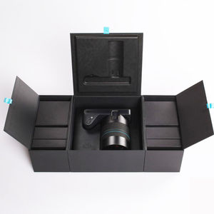 กล่องกระดาษบรรจุภัณฑ์กล้องแบบแข็งพิมพ์ลายด้านพร้อมโลโก้ - Product Image 1