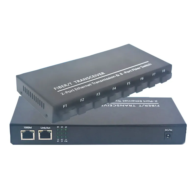 Ethernet Switch Board 10 Port Gigabit Fiber Optic Switch Network Quiet Home Switch Fiber Optical Media Converter