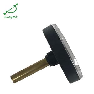 Chaudière à eau bon marché double tuyau thermomètre bimétallique 63mm cadran boîtier en plastique tige en laiton - Product Image 3