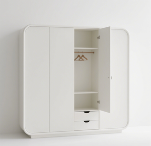 Roperos independientes de madera minimalistas modernos para dormitorio, taller, comedor, Hospital, diseño de Venta caliente, amplio almacenamiento extensible - Product Image 4