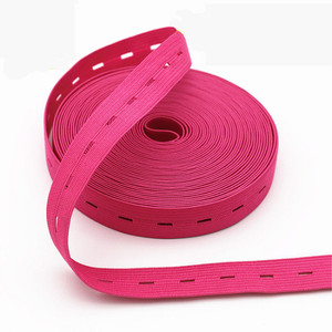 Bandes élastiques <span class=keywords><strong>20mm</strong></span> réglable couleur bonbon boutonnière bande élastique pour bricolage couture femmes enceintes enfants vêtements accessoire 30M - Product Image 4