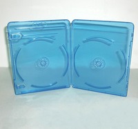 Vide PS3 PS4 Remplacement 11mm Bluray Case 14mm Blu-case Simple 1 Disque Double 2 Disque Clair Bleu Bluray DVD Box