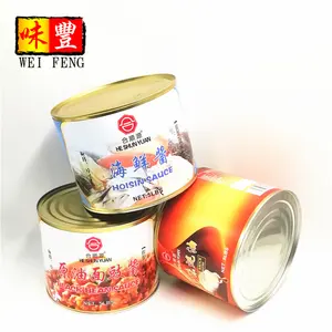 Price of OEM Factory Chinese Brand Can 5lbs Tinned Seafood Paste Canned Hoisin Sauce Tin
