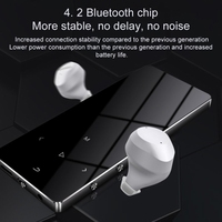 Cina memproduksi Pemutar Musik MP3 MP4 Nirkabel Portabel Layar Sentuh 1,8 Inci 8GB Suara HiFi Perekam FM