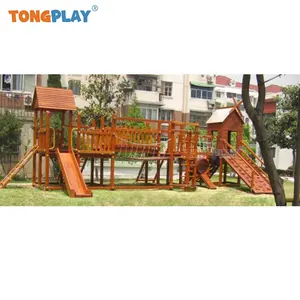 Kid toys parks school playing hot-selling high quality large factory imported wooden equipment and children's outdoor playground