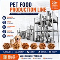 Ligne de production automatique clé en main pour aliments pour chiens, extrudeuse à double vis en acier inoxydable pour la fabrication d'aliments secs pour animaux de compagnie et de nourriture pour chats