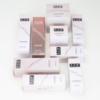 Individuell Bedruckte Faltbare Kartonbox 350g/m² Weißer Karton Kosmetikverpackung Leicht zu Öffnende Steckbox für Lippenstift und Creme