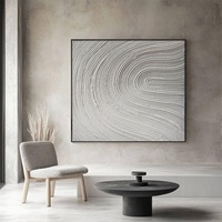 Art mural en toile texturée acrylique de style nature morte Wabi-Sabi 3D fait main, décoration intérieure pour salon et chambre à coucher