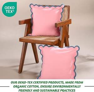 Çin'de yapılan fabrika toptan özelleştirme avrupa tarak kenar yastık Modern dekoratif pamuk yastık kapakları - Product Image 4