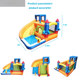 Toboggan gonflable extérieur <span class=keywords><strong>en</strong></span> forme de fusée, château gonflable pour enfants, trampoline d'escalade intérieur pour la maison, château gonflable ludique - Product Image 3