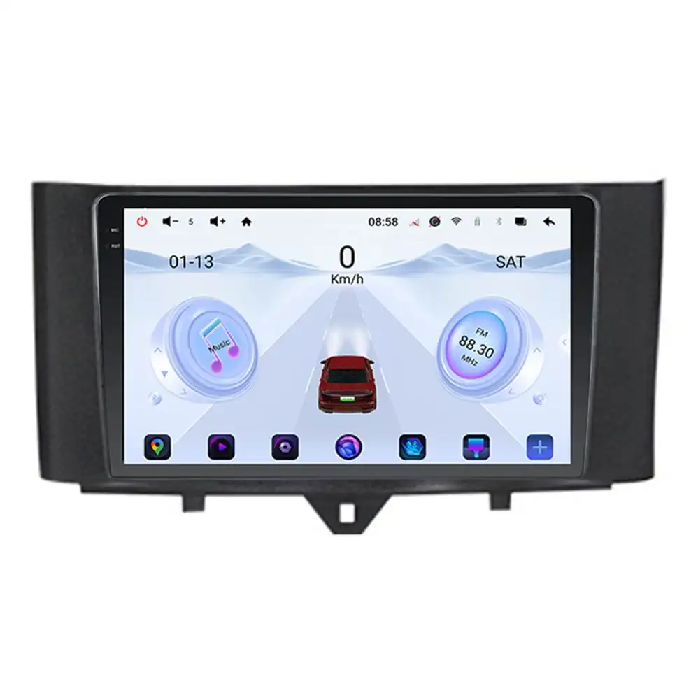 2K schermo radio radio 3D touch Screen per auto Android per Smart 2011-2014 5G radio WiFi auto auto Carplay