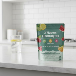 Electrolitos en Polvo Instantáneo, Pueden Rellenar Rápidamente la Deficiencia de Electrolitos como el Sodio y el Potasio que el Cuerpo Humano Necesita, Sin Azúcar, 20 Sobres - Product Image 4