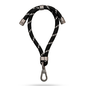 Mobile Phone <b>Lanyard</b> Adjustable Telescopic Braided Rope <b>Polyester</b> Metal Buckle Multicolor Phone Strap - Product Image 2