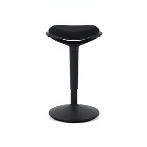 Tabouret de bar moderne en plastique Henglin Moore, chaise de bureau ergonomique à hauteur réglable, confortable pour une utilisation prolongée, pivotante, pour atelier - Product Image 2