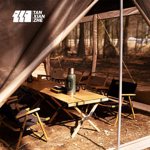 Carpa de Camping Explorer para Exteriores, 290x408x248cm, de Una Sola Capa, para Tres Estaciones, Resistente al Sol y al Agua, Tipo Extendido - Product Image 5