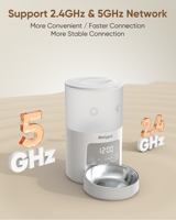 Nouveau Wifi AppSmart automatique chat chien mangeoire pour animaux de compagnie 4L/6L famille automatique chat mangeoire bols pour animaux de compagnie mangeoires