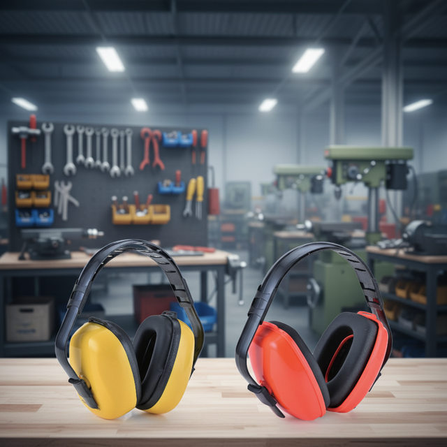 Adult Noise Reduction Earmuffs Resuabl Industrial Ear Muffs Sound Proof Headband Safety Earmuffs Ear protection for Shooting