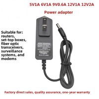 Adaptateur d'alimentation CA/CC pour routeur Mercury Switch 9V 0.6A 5V 0.6A 12V 1A 15A 2A avec protection contre les surtensions/surintensités et prise cylindrique