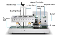 Haute Vitesse Automatique En Acier Inoxydable Bocal En Verre Bouteille En Plastique Lèvre Induction Scellant Feuille D'aluminium Machine De Scellage