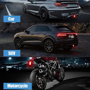 2-in-1 Xe Máy Led phanh chỉ số ánh sáng 21led xe máy ánh sáng trắng + phanh Đỏ - Product Image 4