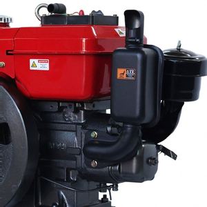 Moteur diesel monocylindre 4 temps de taille compacte, démarrage électrique, refroidissement par eau, longue durée de vie, pour générateur et pompe, exportation - Product Image 2